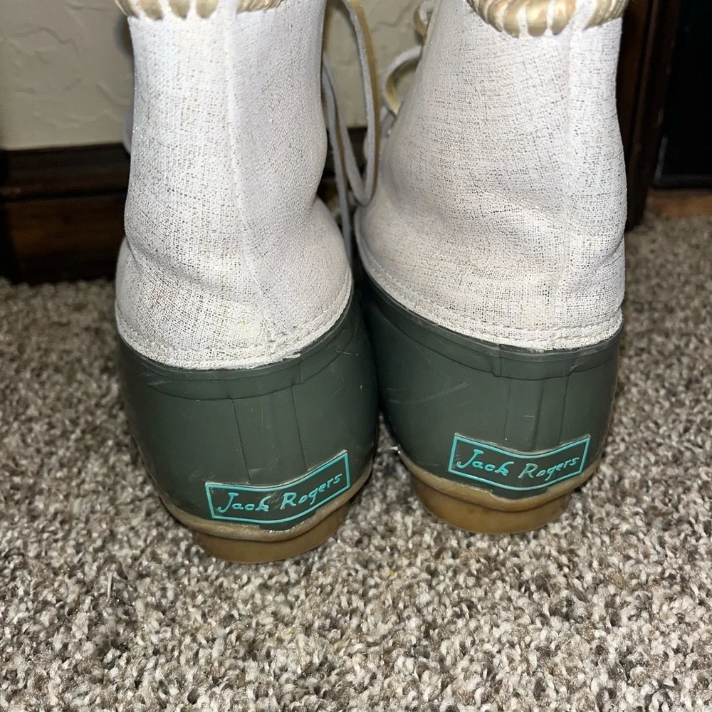 Jack Rogers Women's Chloe Classic Rain Duck Boots Size 8